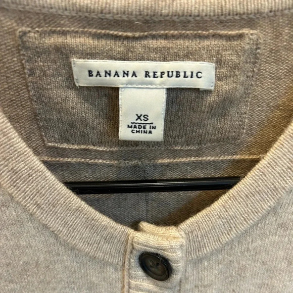 Banana Republic cashmere/wool blend knitted preppy sweater SZ XS - Picture 3 of 6